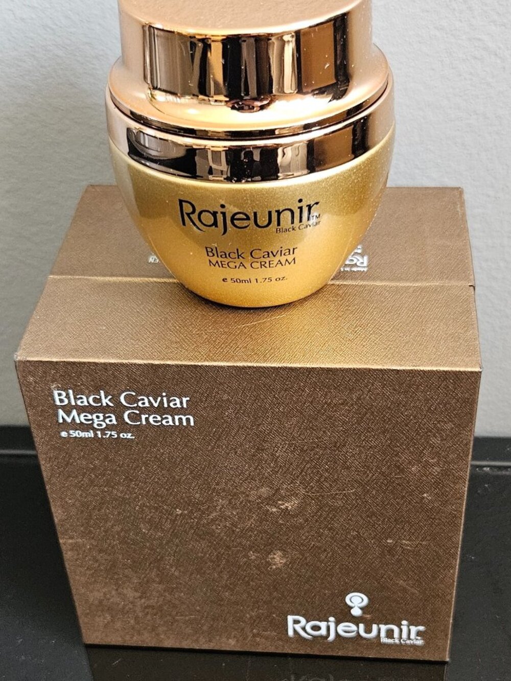 RAJEUNIR BLACK CAVIAR MEGA CREAM - 1.75 fl oz \ 50 ml - BRAND NEW - SEALED